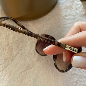 Gucci sunglasses cheetah print